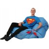 Beanbag Sedací pytel 189x140 comfort s popruhmi cyan