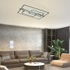 NEDES J3343/S Stropné LED svietidlo s diaľkovým ovládačom 280W, 3000K-6500K, 22000lm, IP20, sivá/zlatá