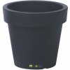Prosperplast Kvetináč Lofly antracitový 15,8 cm