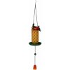 ProGarden Závesné solárne kŕmidlo pre vtáky Chicken 75 x 13 cm kov viacfarebná