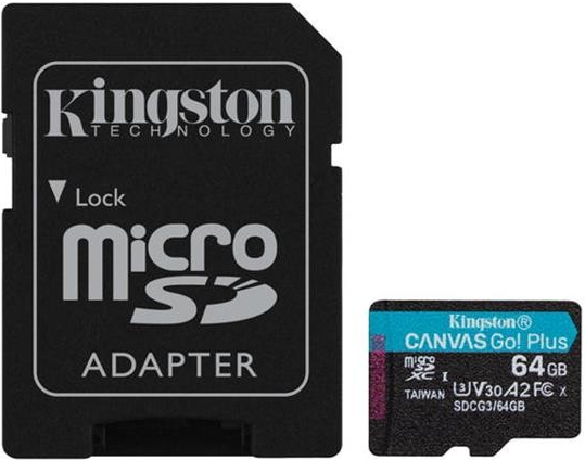 KINGSTON microSDHC UHS-I 64GB SDCG3/64GB