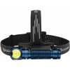 Olight Perun 3 Rechargeable LED Flashlight (Midnight Blue) with Headlamp Headband