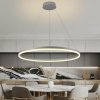NEDES J4309/S Závesné LED svietidlo s diaľkovým ovládačom 55W, 3000K-6500K, 3700lm, IP20, strieborná