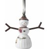 KÄHLER Vianočná ozdoba Hammershøi Christmas Snowgirl 6,5 cm