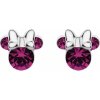 Disney Trblietavé strieborné náušnice kôstky Minnie Mouse ES00028SFEBL.CS