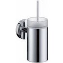 Hansgrohe LOGIS E / S WC kefa so skleneným držiakom, chróm 40522000