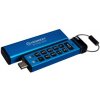 Kingston Ironkey Keypad 200C/8GB/USB 3.0/USB-C/Modrá IKKP200C/8GB
