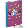 Baagl A4 Unicorn fialová
