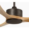 FARO BARCELONA Stropný ventilátor Kauai XL, DC, hnedá - 34200A