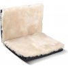 Skladací kožušinový podsedák Fellhof Premium béžový