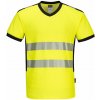 PORTWEST Portwest PW3 Hi-Vis V-tričko Žltá-Čierna, 4XL