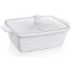 Banquet Zapékací forma obdélníková s víkem 28x18cm Culinaria White