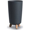 Prosperplast Kvetináč GRACIA TUBUS SLIM ECO WOOD | antracit Varianta: 19,5 cm