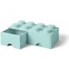 LEGO® Úložný box se šuplíky 250x502x181 aqua