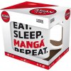 Eat Sleep Manga Repeat keramický hrnček 320 ml