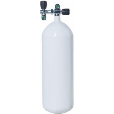 VÍTKOVICE CYLINDERS Potápačská Fľaša 15L / 230 bar Biela Iba fľašu bez ventilu Bez Topánky