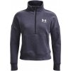 Dámska flísová mikina Under Armour, RIVAL FLEECE HZ tmavo modrá,biela lg