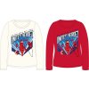 Eplus Dievčenské tričko s dlhým rukávom - Miraculous, červené Veľkosť - deti: 140