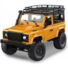 AMEWI Trade e.K. Rc auto D90 Rock Crawler Defender 1:12, 4WD, 2,4 GHz, LED, 100% RTR, žltá