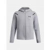 Under Armour mikina UA B Unstoppable Flc FZ šedá