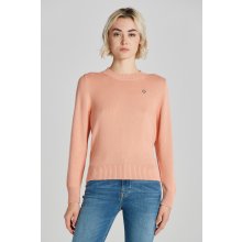 Gant sveter ICON G COTTON C-NECK oranžová