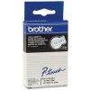 Brother TC-203, 12mm x 7,7m, modrá tlač / biely podklad, originálna páska