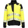 PORTWEST PW3 HI-VIS HYBRID BAFFLE T170 / Pánska reflexná priedušná bunda - HV žltá/čierna 4XL