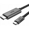 Kábel USB-C na HDMI 4K@30Hz Kompatibilný s MacBook Pro, iPhone 15/1,8 m