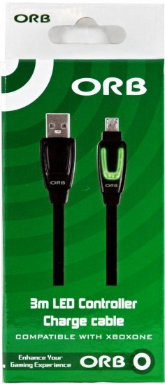 ORB LED Controller Charge Cable 3m Xbox One