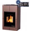 HS FLAMINGO krbová kamna AQUAFLAM VARIO SAPORO 11/5 kW - hnědá - elektronická regulace