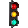 Trojkomorový Semafor, červená / oranžová / zelená, LED, 230V, polykarbonát, IP66