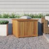 Záhradný box, 75x75x58 cm, akáciové drevo