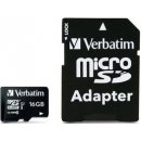 Pamäťová karta Verbatim microSDHC 16GB class 10 44082