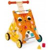 Multifunkčný edukatívny vozík - chodítko Mačka Janod