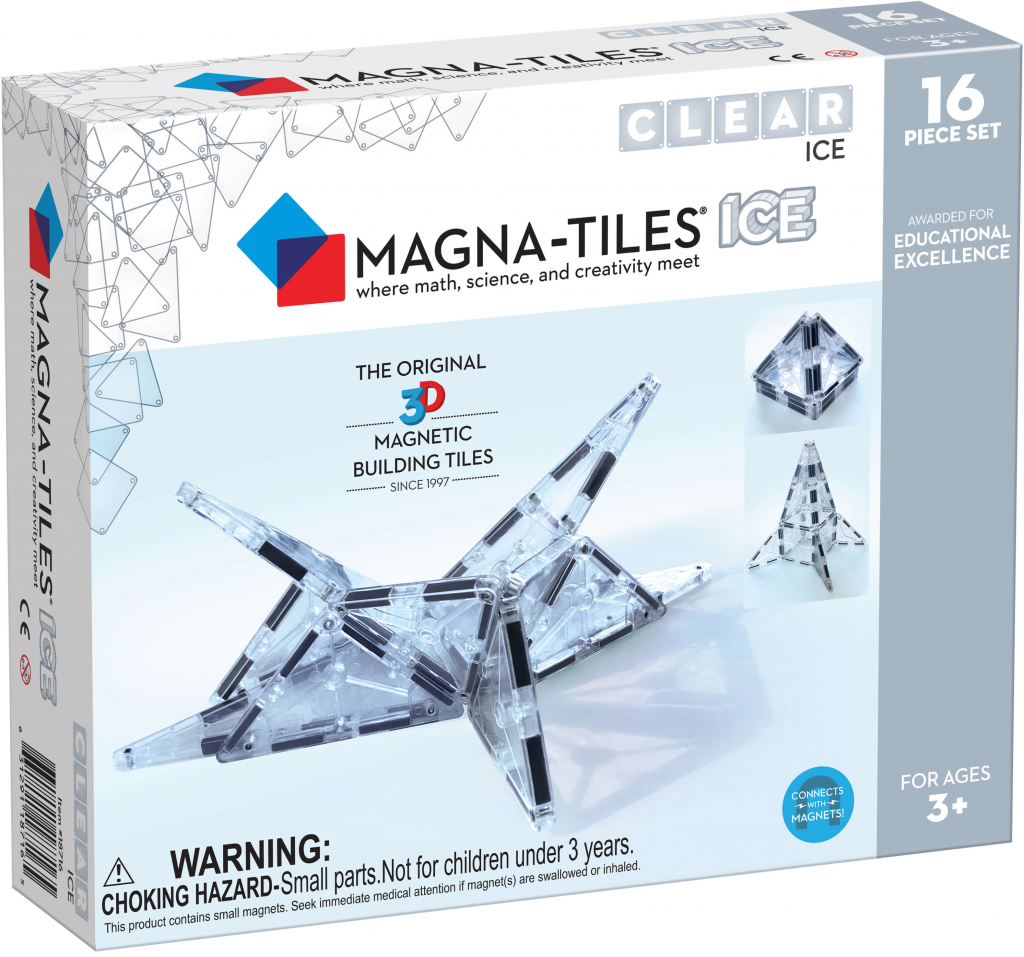 Magna-Tiles Magnetická stavebnica Ice 16 ks