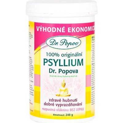 Dr. Popov Psyllium vláknina DÓZA 240 g