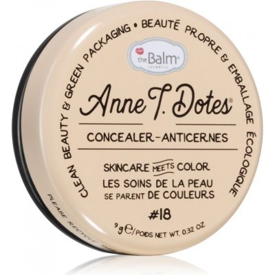 theBalm Anne T. Dotes® Concealer korektor proti začervenaniu odtieň #18 For Light Skin 9 g