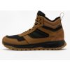 Quechua NH500 Leather Hybrid pánska turistická obuv hnedá