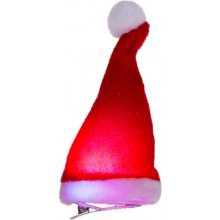 Lampionky.cz Mini čiapočka Santa na klip s Led 12 cm