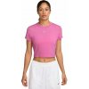 Dámske tričko s krátkym rukávom Nike SPORTSWEAR CHILL KNIT W ružové HF9538-675 - L