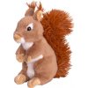 Mikro trading Veverka plyšová - 20 cm - sedící