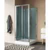 SANSWISS MODUL 1200 D20K 80 + D20F1 80 VARIANTA 3 štvorcový sprchový box kompletný, profil chróm, sklo číre - 3 – do niky