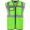 Korntex Hamburg Multifunkčná reflexná vesta KX810 Neon Green 3XL