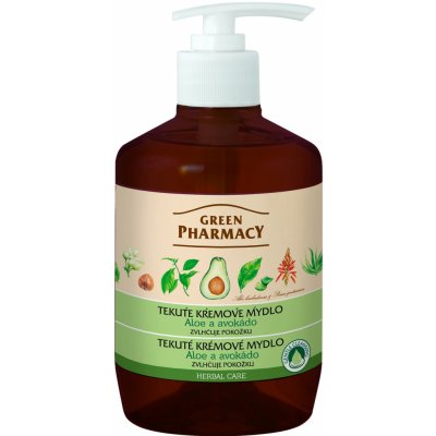 Green Pharmacy Aloe a Avokádo tekuté krémové mydlo zvlhčujúce pokožku 460 ml