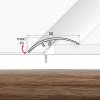 Effector A65 Prechodová lišta Merbau 2,7 m