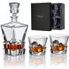 Bohemia Jihlava krištáľový whisky set Crack 1+2