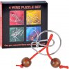WIRE PUZZLE kovový hlavolam 4v1