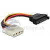 SATA samec na Molex samica napájací 15 cm