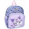 Predškolský ruksak jednokomorový Hello Kitty Vadobag pre dievčatá fialový, viacfarebný
