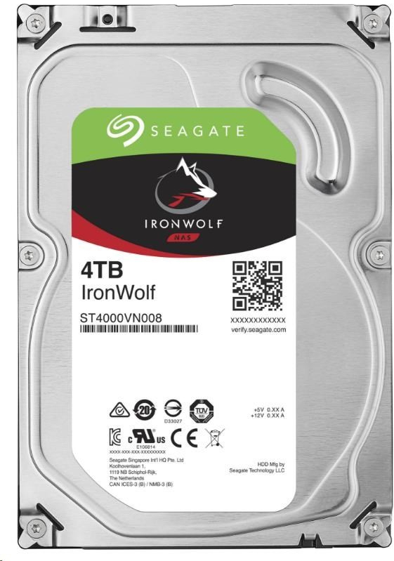 Seagate Ironwolf 4TB, ST4000VN006